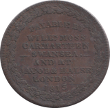 1813 CARMARTHEN PENNY TOKEN