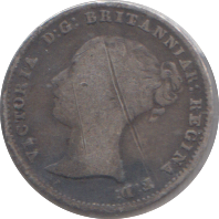 1843 FOURPENCE ( FINE )