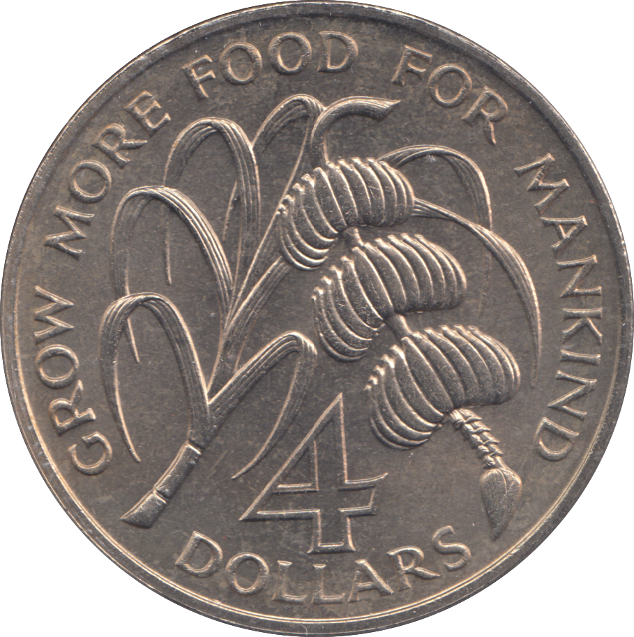 1971 EAST CARIBBEAN 4 DOLLARS