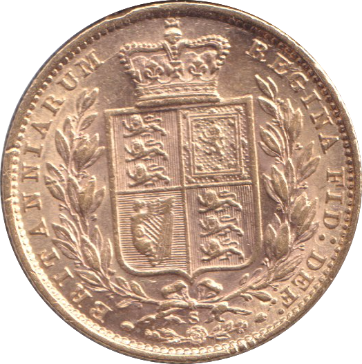 1878 GOLD SOVEREIGN ( GVF )