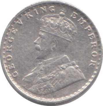 1915 SILVER INDIA 2 ANNAC