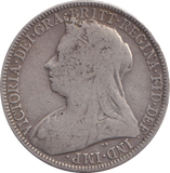 1901 TWO SHILLINGS ( FINE )