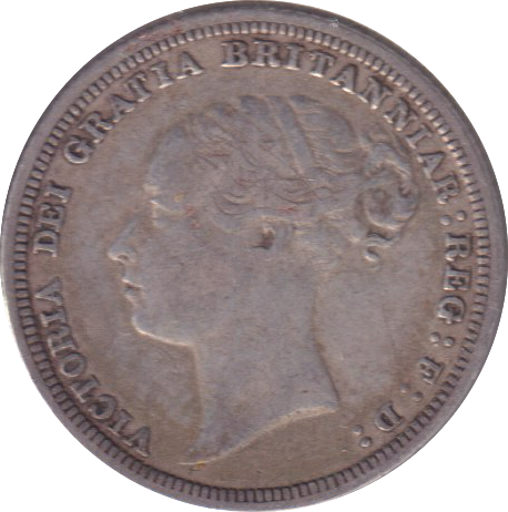 1881 SIXPENCE ( GF )