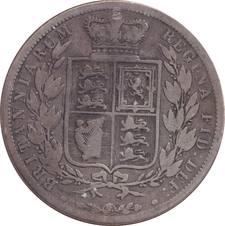 1885 HALFCROWN ( FINE ) 1