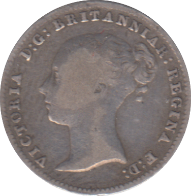 1845 THREEPENCE ( FINE )