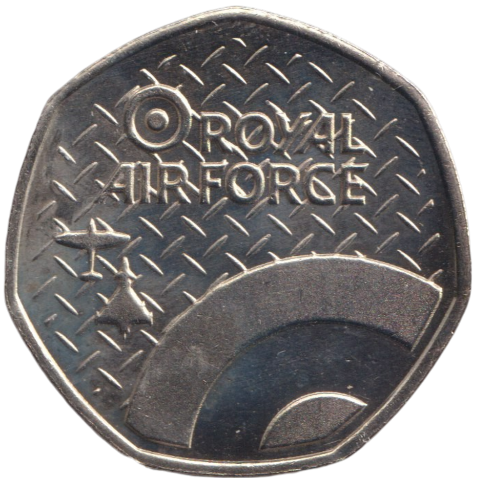 2016 50P SHAPED MEDALLION CANBERRA 1955