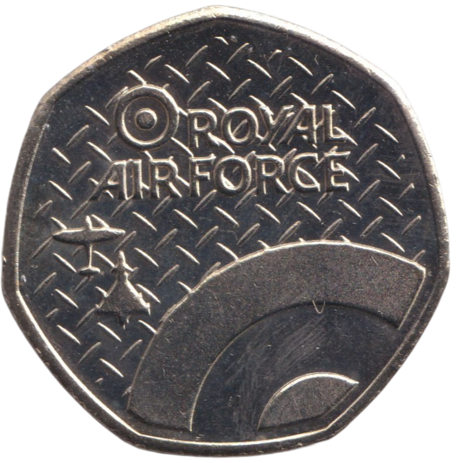 2016 50P SHAPED MEDALLION TEMPEST 2030