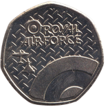 2016 50P SHAPED MEDALLION TEMPEST 2030
