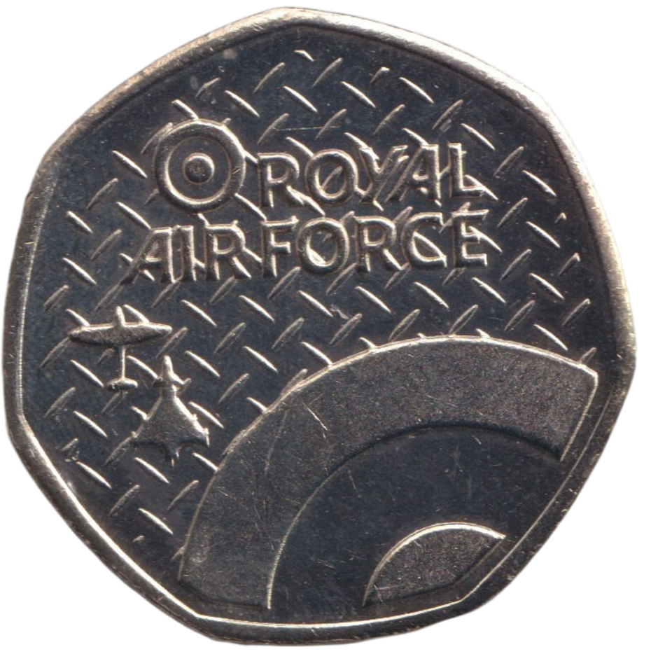2016 50P SHAPED MEDALLION HORSA 1942