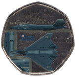2016 50P SHAPED MEDALLION TEMPEST 2030