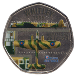 2016 50P SHAPED MEDALLION WHITLEY 1936