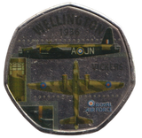 2016 50P SHAPED MEDALLION WELLINGTON 1936