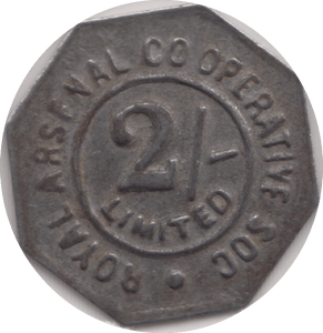 ARSENAL COOPERATIVE SOCIETY LIMITED TOKEN - OTHER TOKENS - Cambridgeshire Coins