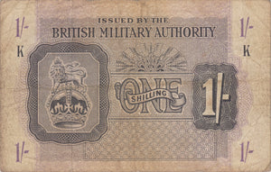 BRITISH MILITARY BANKNOTE 1 SHILLING REF 950 - World Banknotes - Cambridgeshire Coins