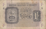 BRITISH MILITARY BANKNOTE 1 SHILLING REF 951 - World Banknotes - Cambridgeshire Coins