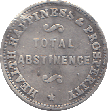C 1880 TOTAL ABSTINENCE SILVER MEDAL - WORLD COINS - Cambridgeshire Coins