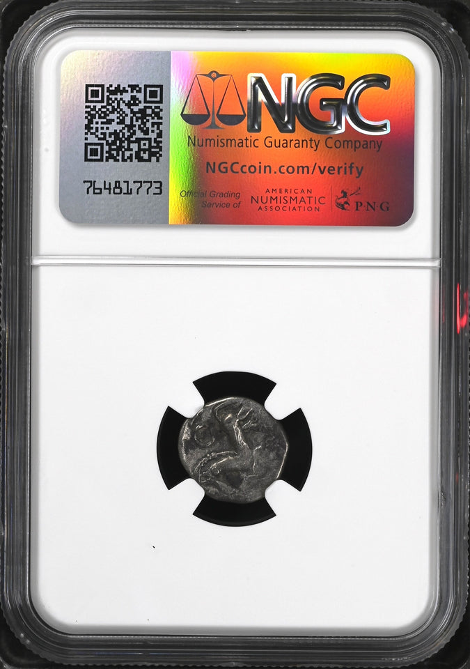 C.MID - 1ST CENTURY BC GAUL AEDUI AR QUINARIUS NGC GRADE F - NGC OTHER COINS - Cambridgeshire Coins