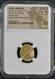 C.MID 1ST CENTURY BC GAUL, AMBIANI AV STATER ( NGC ) CH F STRIKE: 4/5 SURFACE: 4/5 - NGC GOLD COINS - Cambridgeshire Coins