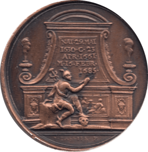 COIN BRONZE 23g MEDALLION CAROLUS II - MEDALS & MEDALLIONS - Cambridgeshire Coins