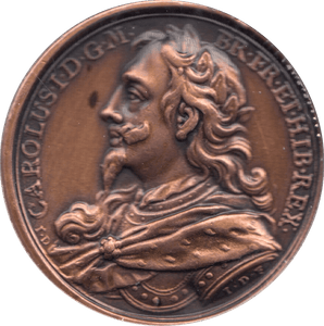 COIN BRONZE 23g MEDALLION CAROLUS I - MEDALS & MEDALLIONS - Cambridgeshire Coins