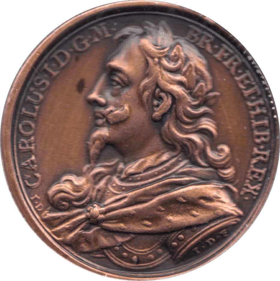 COIN BRONZE 23g MEDALLION CAROLUS I - MEDALS & MEDALLIONS - Cambridgeshire Coins