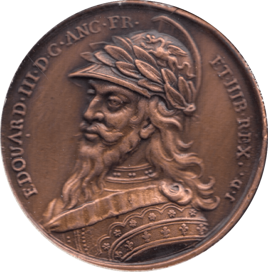COIN BRONZE 23g MEDALLION EDOUARD III - MEDALS & MEDALLIONS - Cambridgeshire Coins