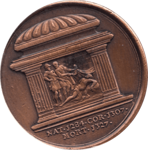 COIN BRONZE 23g MEDALLION EDOUARD II - MEDALS & MEDALLIONS - Cambridgeshire Coins