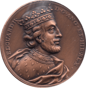 COIN BRONZE 23g MEDALLION EDOUARD II - MEDALS & MEDALLIONS - Cambridgeshire Coins
