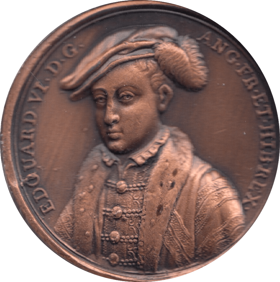 COIN BRONZE 23g MEDALLION EDOUARD VI - MEDALS & MEDALLIONS - Cambridgeshire Coins