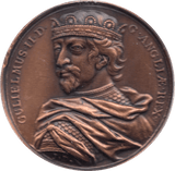 COIN BRONZE 23g MEDALLION GULIELMUS II - MEDALS & MEDALLIONS - Cambridgeshire Coins