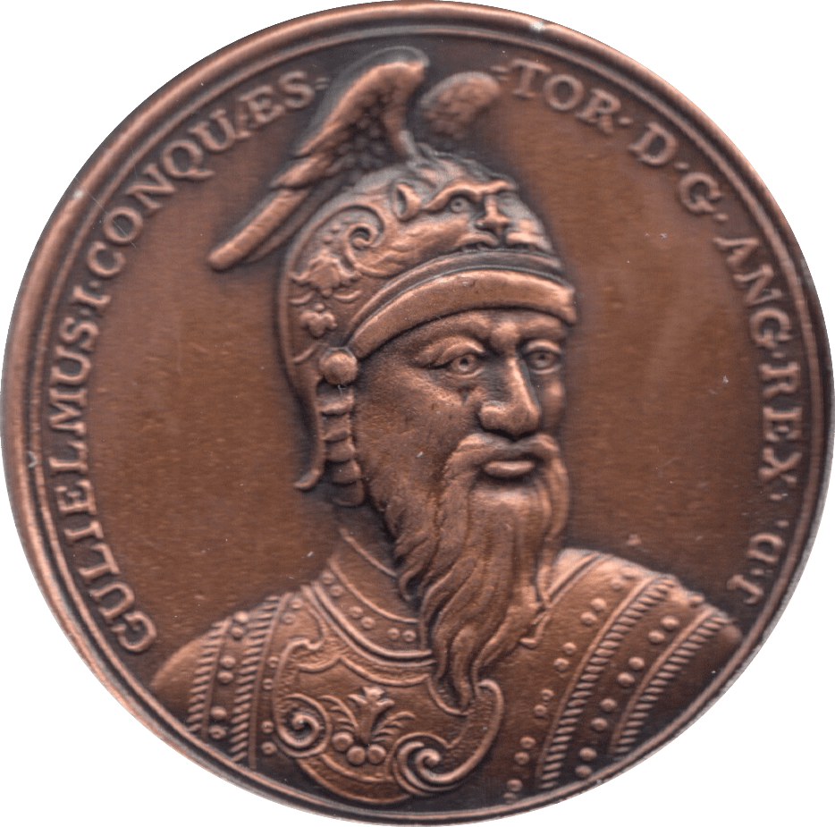 COIN BRONZE 23g MEDALLION GULIELMUS I - MEDALS & MEDALLIONS - Cambridgeshire Coins
