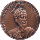 COIN BRONZE 23g MEDALLION GULIELMUS I - MEDALS & MEDALLIONS - Cambridgeshire Coins
