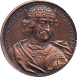 COIN BRONZE 23g MEDALLION HENRICUS III - MEDALS & MEDALLIONS - Cambridgeshire Coins