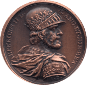 COIN BRONZE 23g MEDALLION HENRICUS II - MEDALS & MEDALLIONS - Cambridgeshire Coins