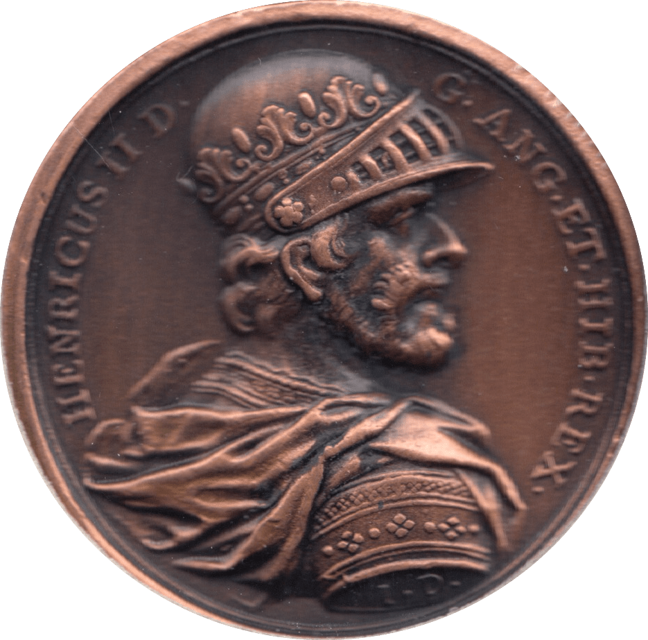 COIN BRONZE 23g MEDALLION HENRICUS II - MEDALS & MEDALLIONS - Cambridgeshire Coins