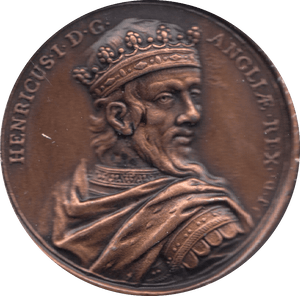 COIN BRONZE 23g MEDALLION HENRICUS I - MEDALS & MEDALLIONS - Cambridgeshire Coins