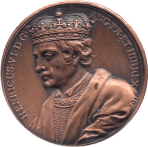 COIN BRONZE 23g MEDALLION HENRICUS VI - MEDALS & MEDALLIONS - Cambridgeshire Coins