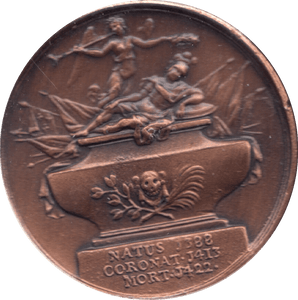 COIN BRONZE 23g MEDALLION HENRICUS V - MEDALS & MEDALLIONS - Cambridgeshire Coins