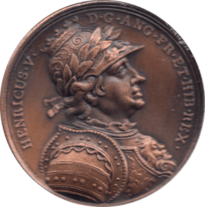 COIN BRONZE 23g MEDALLION HENRICUS V - MEDALS & MEDALLIONS - Cambridgeshire Coins