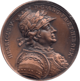 COIN BRONZE 23g MEDALLION HENRICUS V - MEDALS & MEDALLIONS - Cambridgeshire Coins