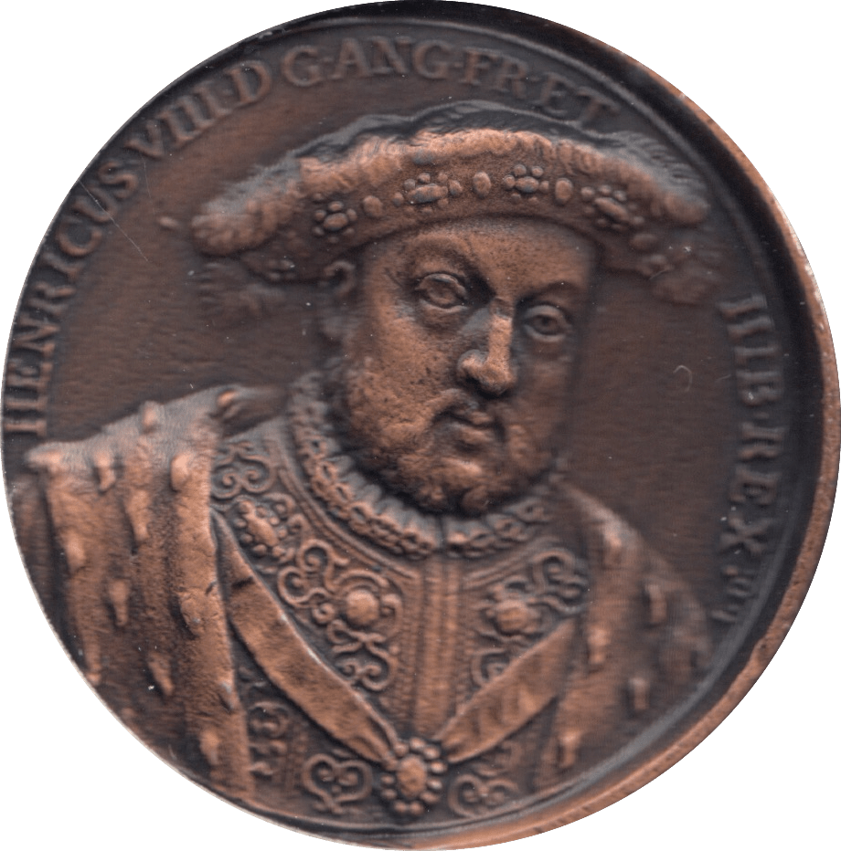 COIN BRONZE 23g MEDALLION HENRY VIII - MEDALS & MEDALLIONS - Cambridgeshire Coins