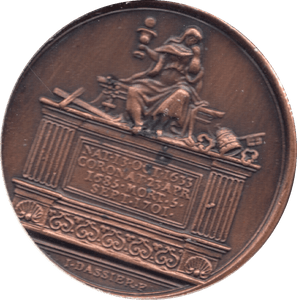 COIN BRONZE 23g MEDALLION IACOBUS II - MEDALS & MEDALLIONS - Cambridgeshire Coins