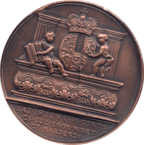 COIN BRONZE 23g MEDALLION IACOBUS I - MEDALS & MEDALLIONS - Cambridgeshire Coins