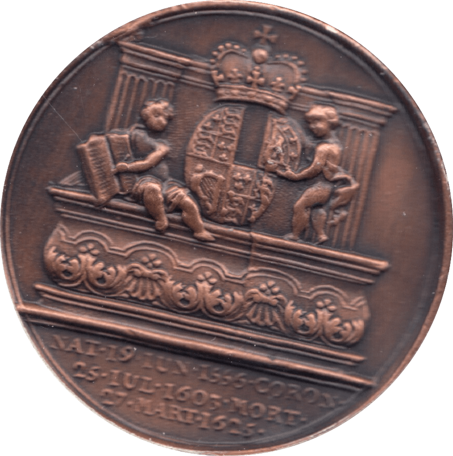 COIN BRONZE 23g MEDALLION IACOBUS I - MEDALS & MEDALLIONS - Cambridgeshire Coins