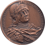 COIN BRONZE 23g MEDALLION RICHARDUS I - MEDALS & MEDALLIONS - Cambridgeshire Coins