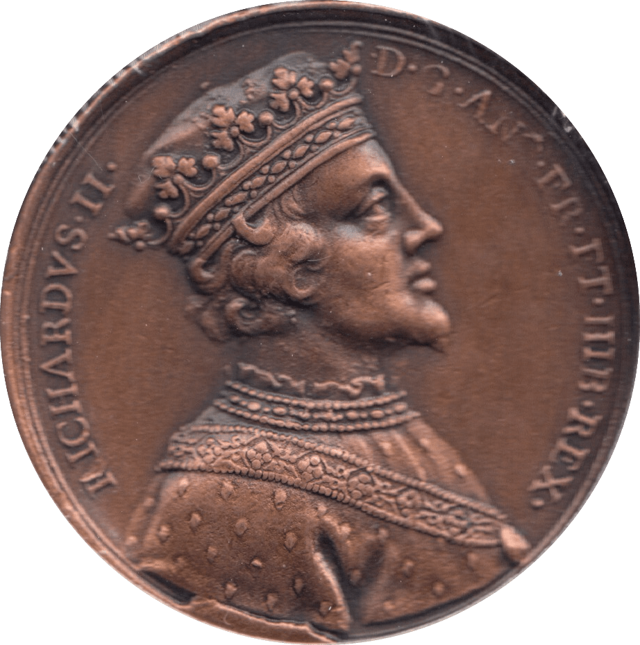 COIN BRONZE 23g MEDALLION RICHARDVS II - MEDALS & MEDALLIONS - Cambridgeshire Coins