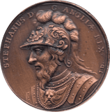 COIN BRONZE 23g MEDALLION STEPHANUS - MEDALS & MEDALLIONS - Cambridgeshire Coins
