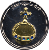CORONATION REGALIA MEDALLION CROWN JEWELS - SOVEREIGN'S ORB - MEDALS & MEDALLIONS - Cambridgeshire Coins