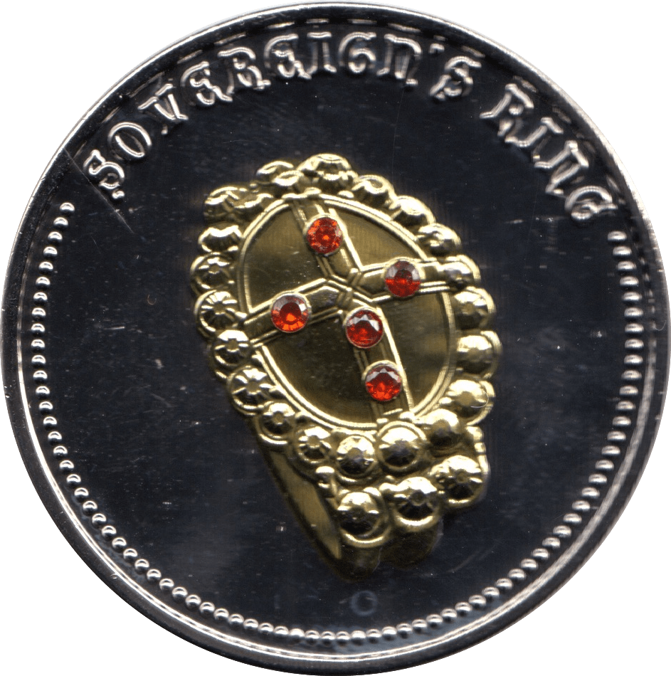CORONATION REGALIA MEDALLION CROWN JEWELS - SOVEREIGN'S RING - MEDALS & MEDALLIONS - Cambridgeshire Coins
