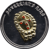 CORONATION REGALIA MEDALLION CROWN JEWELS - SOVEREIGN'S RING - MEDALS & MEDALLIONS - Cambridgeshire Coins